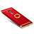 Coque Bumper Luxe Metal et Plastique Etui Housse avec Support Bague Anneau A01 pour Huawei G9 Plus Rouge