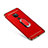 Coque Bumper Luxe Metal et Plastique Etui Housse avec Support Bague Anneau A01 pour Huawei Mate 20 Rouge