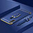 Coque Bumper Luxe Metal et Plastique Etui Housse avec Support Bague Anneau A01 pour Oppo A8 Bleu