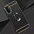 Coque Bumper Luxe Metal et Plastique Etui Housse avec Support Bague Anneau P02 pour OnePlus Nord N200 5G Noir