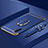 Coque Bumper Luxe Metal et Plastique Etui Housse avec Support Bague Anneau T01 pour Samsung Galaxy Note 10 5G Bleu