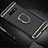 Coque Bumper Luxe Metal et Plastique Etui Housse avec Support Bague Anneau T01 pour Samsung Galaxy S10e Noir