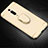 Coque Bumper Luxe Metal et Plastique Etui Housse avec Support Bague Anneau T01 pour Xiaomi Redmi K20 Or