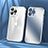 Coque Bumper Luxe Metal et Plastique Etui Housse LF1 pour Apple iPhone 14 Pro Argent