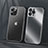 Coque Bumper Luxe Metal et Plastique Etui Housse LF1 pour Apple iPhone 14 Pro Noir