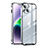 Coque Bumper Luxe Metal et Plastique Etui Housse LK1 pour Apple iPhone 14 Argent