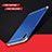 Coque Bumper Luxe Metal et Plastique Etui Housse M01 pour Huawei Enjoy 9 Bleu