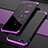 Coque Bumper Luxe Metal et Plastique Etui Housse M01 pour Oppo K1 Violet