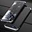 Coque Bumper Luxe Metal et Plastique Etui Housse M01 pour Oppo RX17 Neo Argent