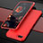 Coque Bumper Luxe Metal et Plastique Etui Housse M01 pour Oppo RX17 Neo Rouge