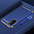 Coque Bumper Luxe Metal et Plastique Etui Housse P01 pour OnePlus Nord N200 5G Bleu