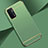 Coque Bumper Luxe Metal et Plastique Etui Housse P02 pour OnePlus Nord N200 5G Pastel Vert