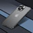 Coque Bumper Luxe Metal et Plastique Etui Housse QC1 pour Apple iPhone 13 Pro Noir