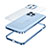 Coque Bumper Luxe Metal et Plastique Etui Housse QC1 pour Apple iPhone 13 Pro Petit