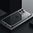 Coque Bumper Luxe Metal et Plastique Etui Housse QC4 pour Apple iPhone 14 Pro Noir