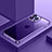 Coque Bumper Luxe Metal et Plastique Etui Housse QC4 pour Apple iPhone 14 Pro Violet