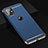 Coque Bumper Luxe Metal et Plastique Etui Housse T01 pour Apple iPhone 11 Bleu