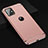 Coque Bumper Luxe Metal et Plastique Etui Housse T01 pour Apple iPhone 11 Or Rose