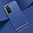 Coque Bumper Luxe Metal et Plastique Etui Housse T01 pour Huawei P40 Lite 5G Bleu