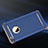 Coque Bumper Luxe Metal et Plastique T01 pour Apple iPhone 5 Bleu Petit