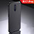 Coque Bumper Luxe Metal et Silicone Etui Housse M02 pour Oppo R17 Pro Noir
