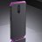 Coque Bumper Luxe Metal et Silicone Etui Housse M02 pour Oppo RX17 Pro Violet
