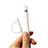 Coque Capuchon Holder Silicone Cable Lightning Adaptateur Anti-Perdu pour Apple Pencil Blanc Petit