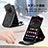 Coque Clapet Portefeuille Cuir S01D pour Sharp Aquos R8s Pro Petit