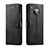 Coque Clapet Portefeuille Livre Cuir L01 pour Huawei Mate 30 5G Noir