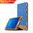 Coque Clapet Portefeuille Livre Cuir L01 pour Huawei MediaPad M3 Lite 8.0 CPN-W09 CPN-AL00 Bleu