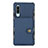 Coque Clapet Portefeuille Livre Cuir L04 pour Huawei P30 Bleu