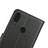 Coque Clapet Portefeuille Livre Cuir L04 pour Xiaomi Redmi Note 7 Noir Petit