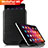 Coque Clapet Portefeuille Livre Cuir L06 pour Huawei MediaPad M5 8.4 SHT-AL09 SHT-W09 Noir