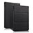 Coque Clapet Portefeuille Livre Cuir pour Amazon Kindle Paperwhite 6 inch Noir Petit