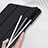 Coque Clapet Portefeuille Livre Cuir pour Apple iPad Pro 12.9 (2020) Noir Petit