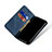 Coque Clapet Portefeuille Livre Tissu H01 pour OnePlus 8 Petit