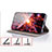 Coque Clapet Portefeuille Livre Tissu H13P pour Samsung Galaxy M01 Petit