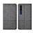 Coque Clapet Portefeuille Livre Tissu L01 pour Xiaomi Mi 10 Petit