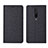 Coque Clapet Portefeuille Livre Tissu L01 pour Xiaomi Redmi K30 5G Noir