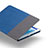 Coque Clapet Portefeuille Livre Tissu pour Apple iPad New Air (2019) 10.5 Bleu Petit