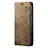 Coque Clapet Portefeuille Livre Tissu pour Samsung Galaxy M12 Petit