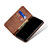 Coque Clapet Portefeuille Livre Tissu pour Samsung Galaxy M32 5G Petit