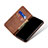 Coque Clapet Portefeuille Livre Tissu pour Samsung Galaxy S20 5G Petit