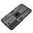 Coque Contour Silicone et Plastique Housse Etui Mat avec Aimant Magnetique Support A01 pour Samsung Galaxy S21 Plus 5G Petit