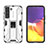 Coque Contour Silicone et Plastique Housse Etui Mat avec Aimant Magnetique Support A03 pour Samsung Galaxy S23 5G Petit