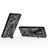 Coque Contour Silicone et Plastique Housse Etui Mat avec Aimant Magnetique Support KC1 pour Xiaomi Redmi Note 13 Pro+ Plus 5G Petit