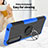 Coque Contour Silicone et Plastique Housse Etui Mat avec Magnetique Support Bague Anneau JX1 pour Sony Xperia 1 III Petit