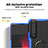 Coque Contour Silicone et Plastique Housse Etui Mat avec Magnetique Support Bague Anneau JX1 pour Sony Xperia 1 III Petit