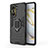 Coque Contour Silicone et Plastique Housse Etui Mat avec Magnetique Support Bague Anneau KC1 pour Huawei Nova 10 Petit
