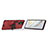 Coque Contour Silicone et Plastique Housse Etui Mat avec Magnetique Support Bague Anneau KC1 pour Huawei Nova 10 Petit